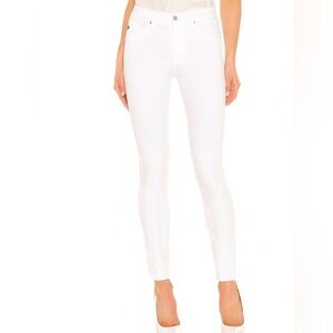 AG super skinny ankle jeans in white. Size 27